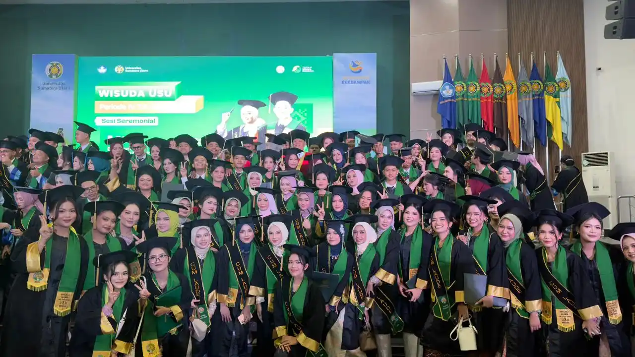 Graduation Ceremony Period IV, Fahutan USU Sends Off Its Graduates
